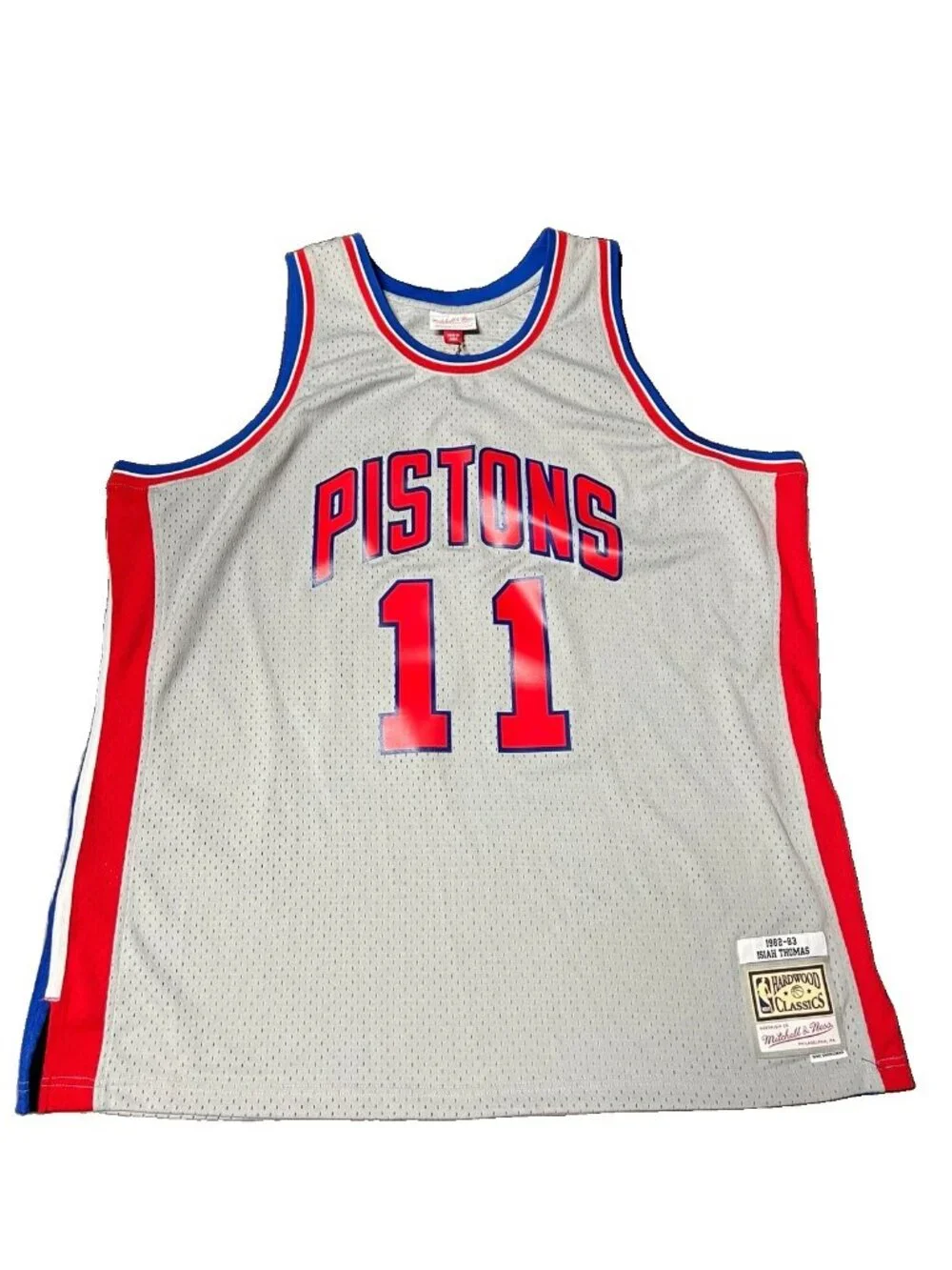 100% Authentic Mitchell & Ness 88-89 Isiah Thomas Detroit Pistons Jersey Sz 3XL